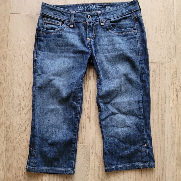 Guess Jeans - Crop- Excellent Condition - Size 27 - Picture 1 of 13